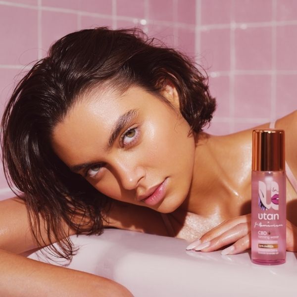 utan x Jamie Genevieve CBD Tanning Water 50% Darker 100ml