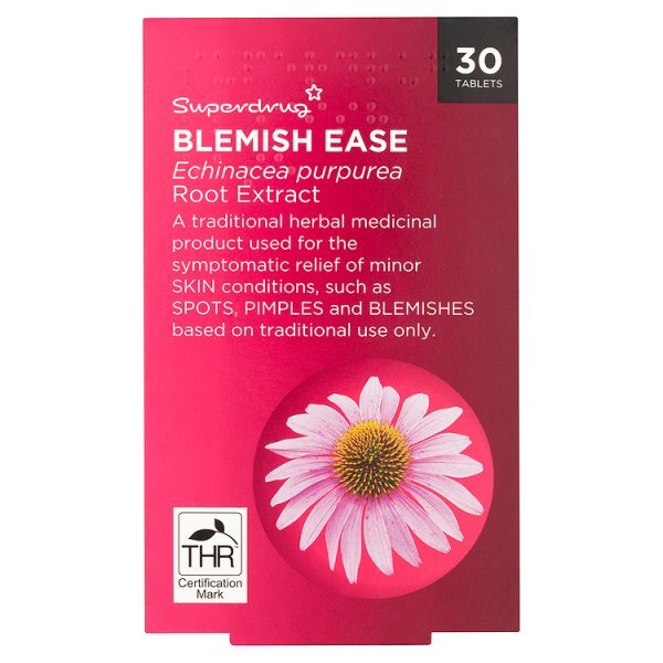 Superdrug Blemish Ease Echinacea Purpurea Tablets X 30