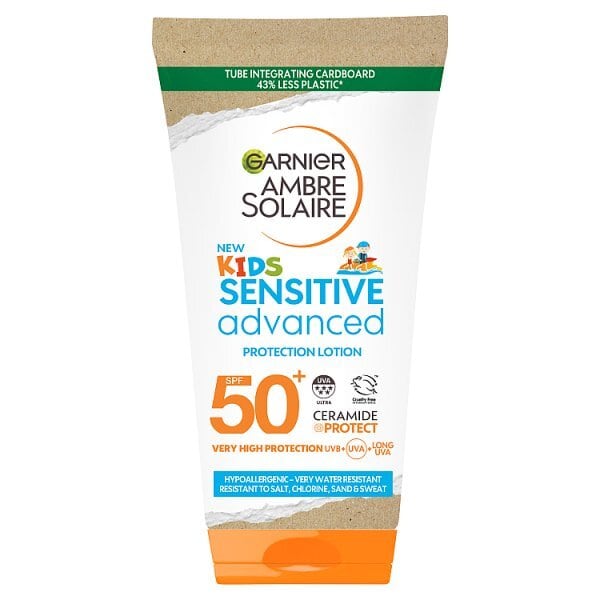 Ambre Solaire Kids Sensitive Sun Cream SPF50+ 50ml Travel