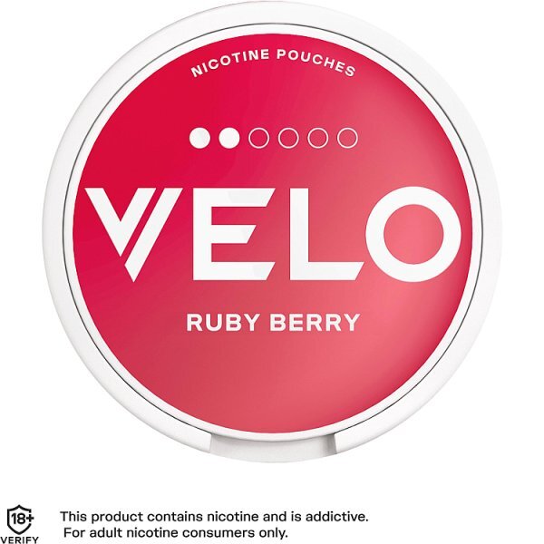 VELO Ruby Berry 6mg Pouches