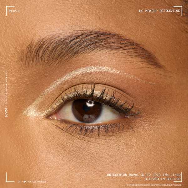 Nyx Professional Makeup X Bridgerton Royal Glitz Epic Ink