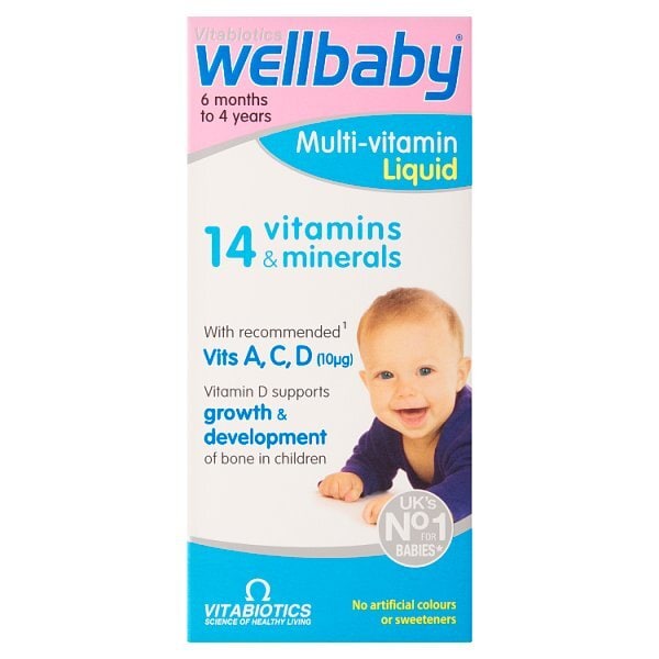 Vitabiotics Wellbaby Natural Orange Flavour Syrup 150ml