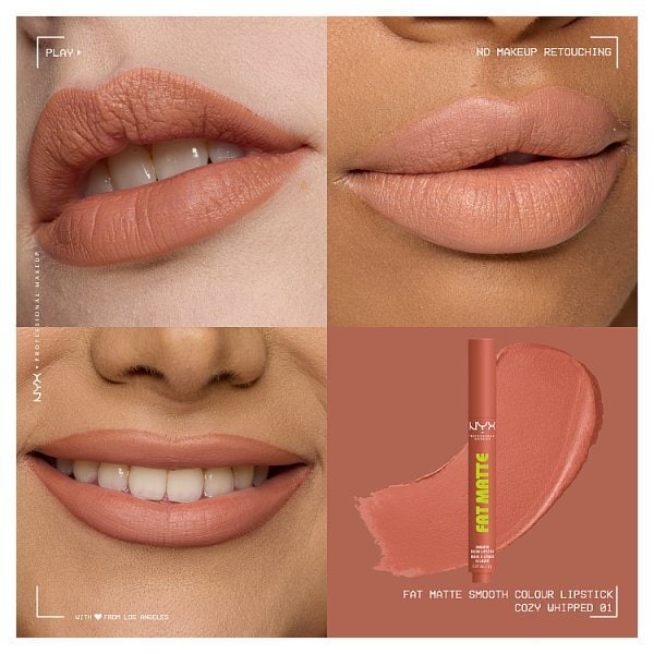 NYX Professional Makeup Fat Matte Lipstick, Cozy Whipped