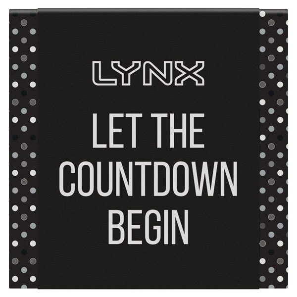 DNR LYNX Men's Grooming Count Down 12 Days Advent Calendar Kit