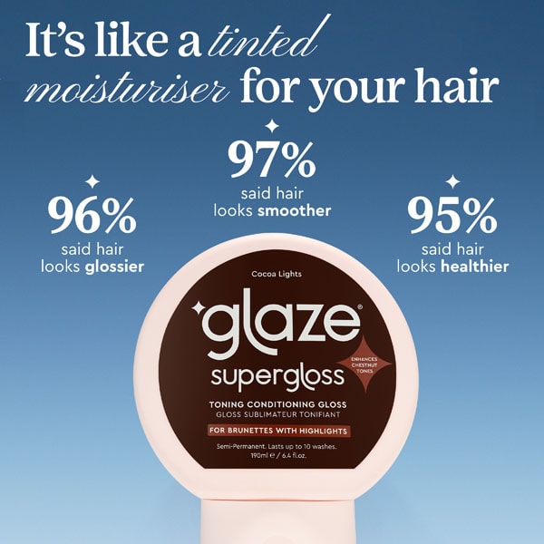 Glaze Supergloss Toning Conditioning GlossCocoa Lights 190ml