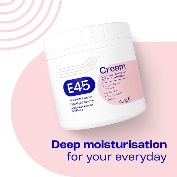 E45 Moisturising Cream for Dry Skin 350g