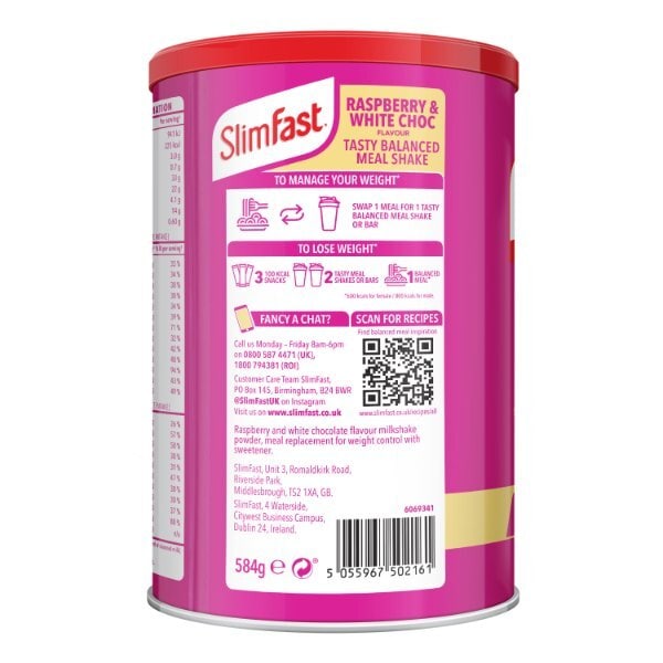 Slimfast Powder Raspberry 584G