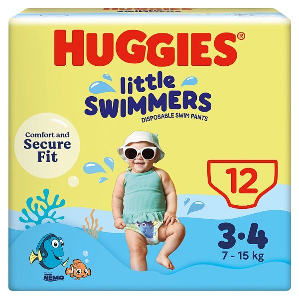 Huggies Little Swimmers Size 3-4 x12