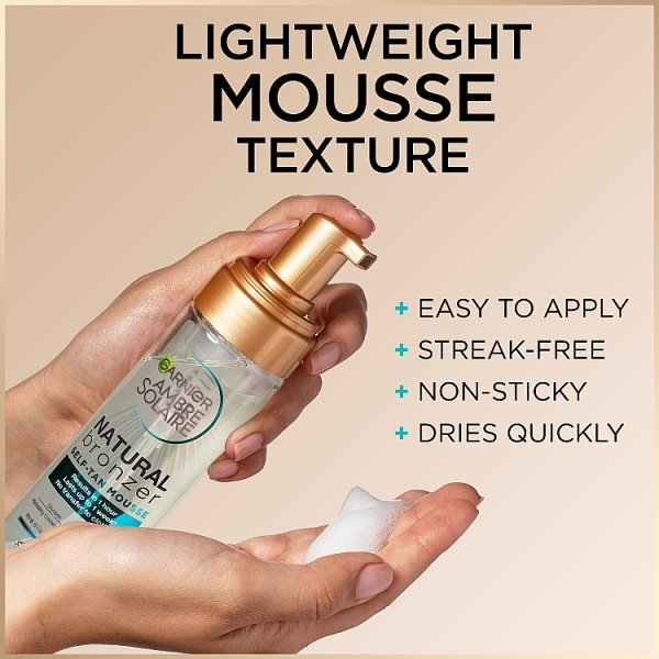 Garnier Ambre Solaire Natural Clear Self Tan Mousse 200ml