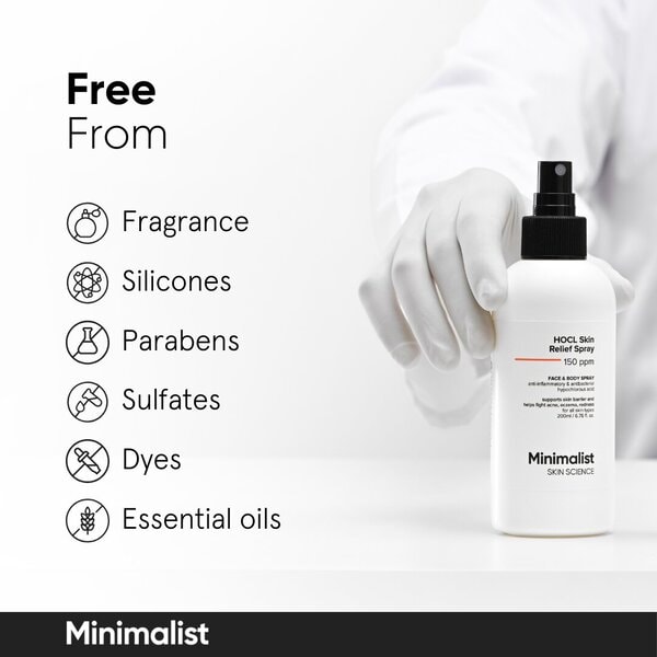 Minimalist HOCl Skin Purifying Spray 150ppm 200ML