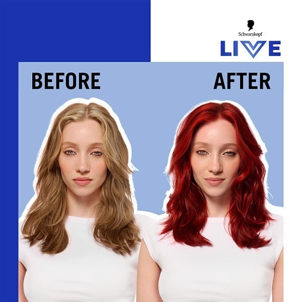 Schwarzkopf LIVE 035 Real Red Permanent Hair Dye