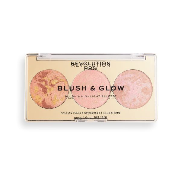 Revolution Pro Blush & Glow Palette Peach Glow