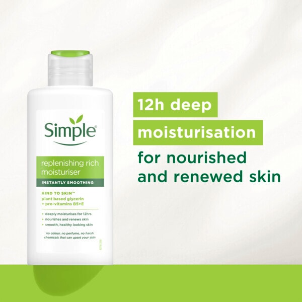 Simple Kind to Skin Replenishing Rich Face Moisturiser 125ml