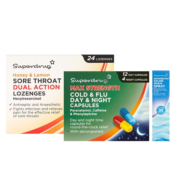 Superdrug Cold & Flu Essential Bundle