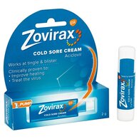 Zovirax Cold Sore Cream Aciclovir Pump 2g