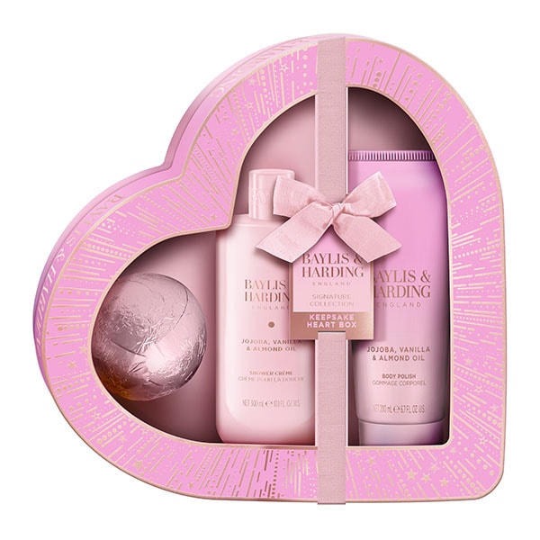 Baylis & Harding Heart Pamper Gift Set 3 Piece Christmas Beauty Gift