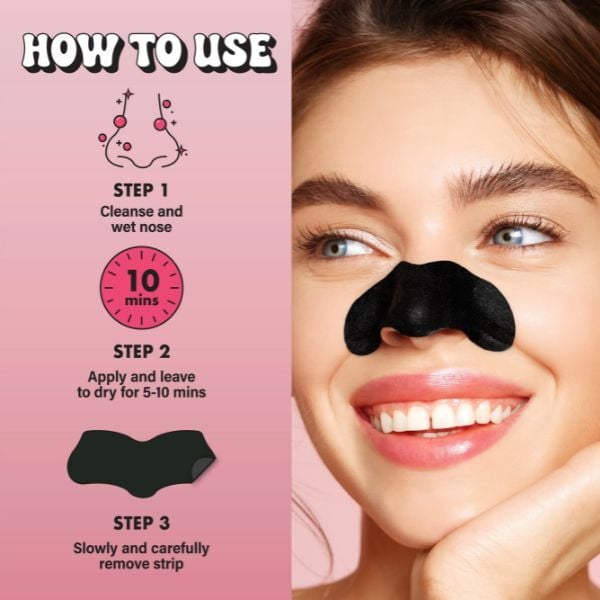 T-Zone Charcoal & Bamboo Nose Pore Strips 6s