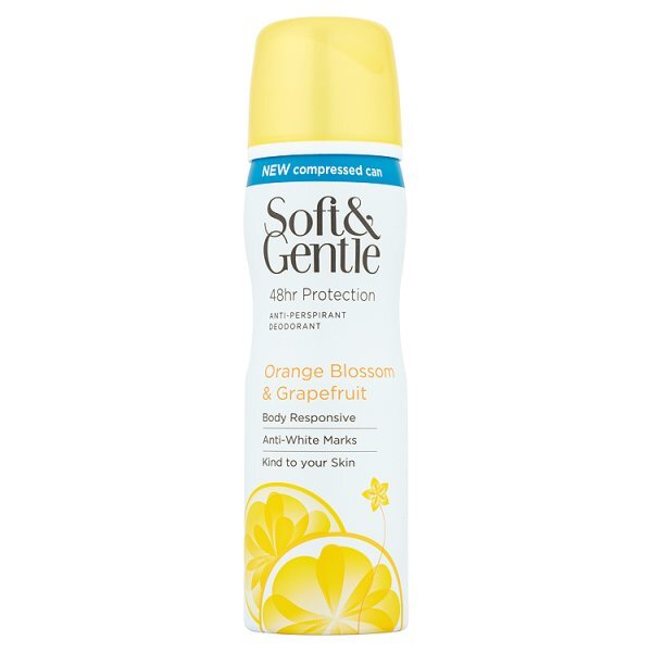 Soft & Gentle Compressed Deo OrangeBlossom& GrapeFruit75ml