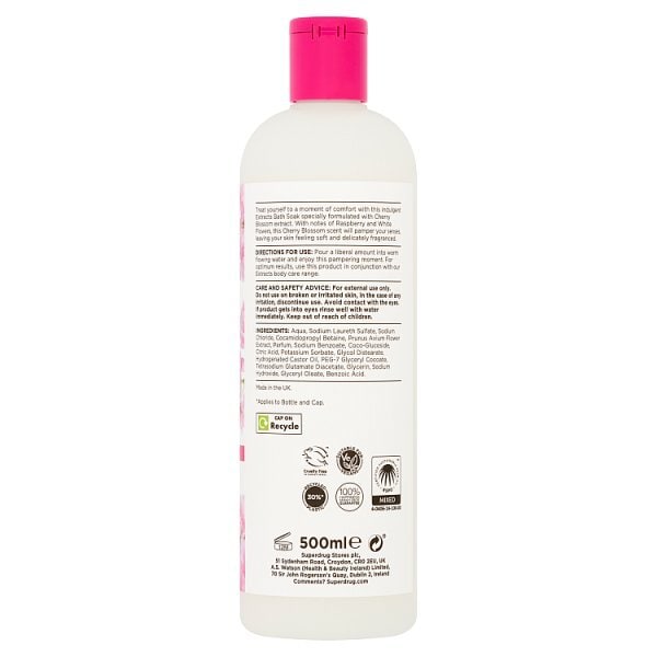 Superdrug Extracts Cherry Blossom Bath 500ml