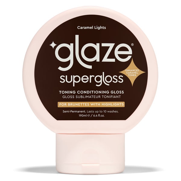 Glaze Supergloss Toning Conditioning Gloss Caramel Lights 190ml
