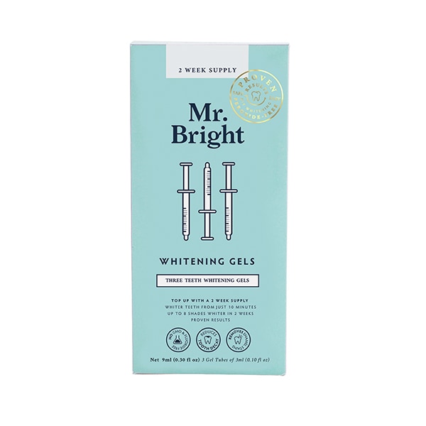 Mr Bright Natural Teeth Whitening Refill Gels (3x Pack)