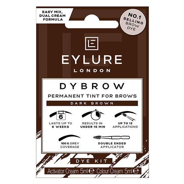 Eylure Dybrow - Dark Brown - Permanent Eyebrow Tint 5ml