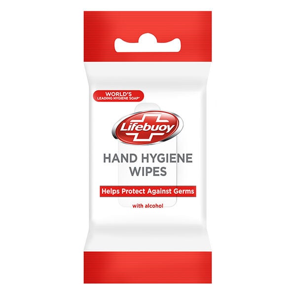 DNR Lifebuoy Hand Hygiene Wipes Total 10, 10 Wipes