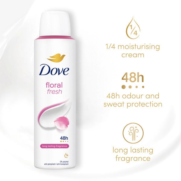 Dove Women Anti-Perspirant Deodorant Spray Floral 200ml