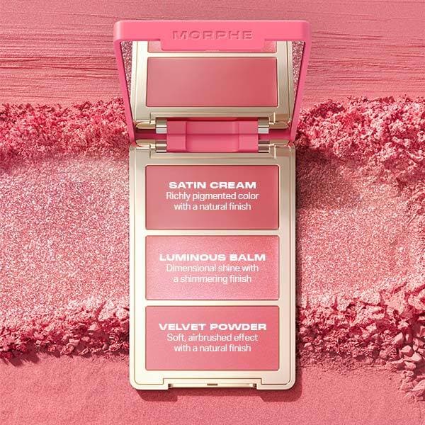 Morphe Cheek Thrills Multi-Finish Face Trio - Honeymoon Suite