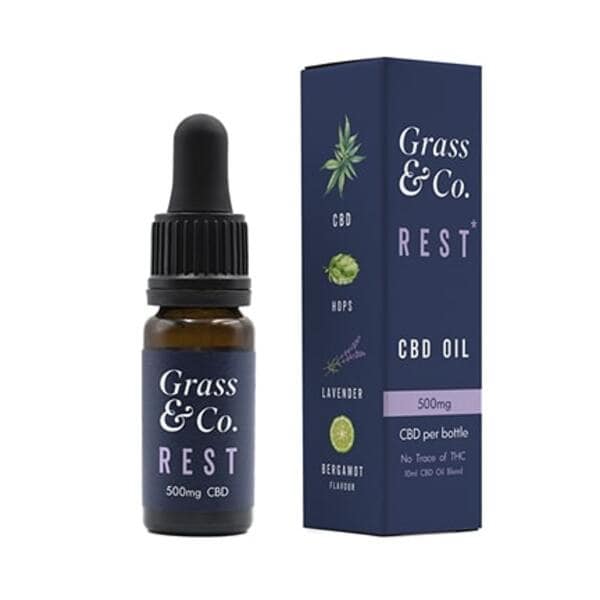 Grass & Co. Rest 500Mg 5.5% Cbd Consumable Oil