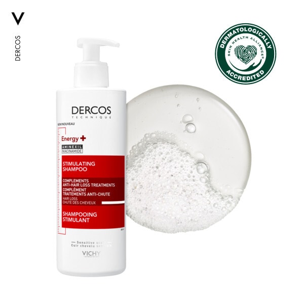 Vichy Dercos Anti-Hair Loss Shampoo for Weak Hair and Sensitive Scalps 390ml