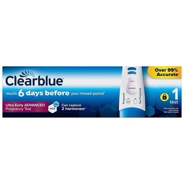 Clearblue Visual Early Advanced Stick Pregnancy 1Ct Csx60