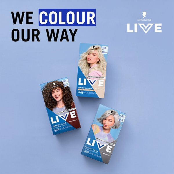 Schwarzkopf LIVE B11 Frosty Blonde Permanent Hair Dye
