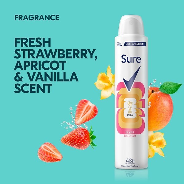 Sure Bright Bouquet Anti-Perspirant Deodorant Aerosol 200 ml