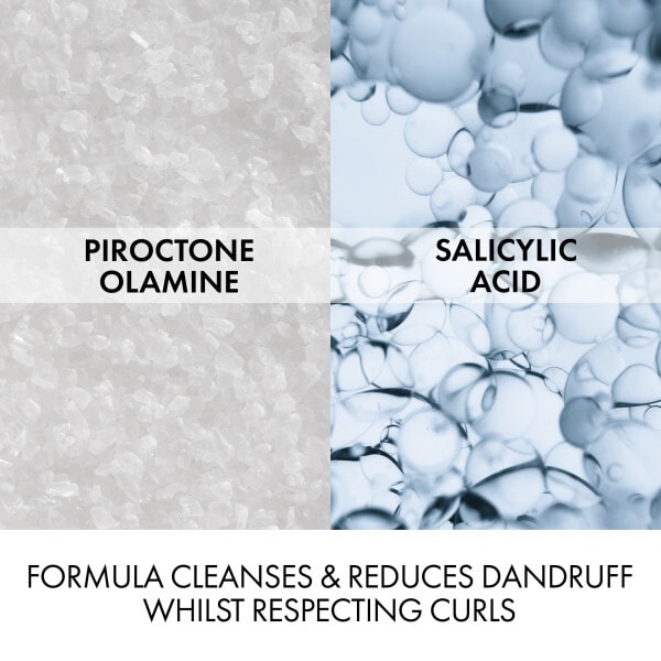 Vichy Dercos Anti-Dandruff Water to Foam Shampoo, for Curls and Coils, 200ml