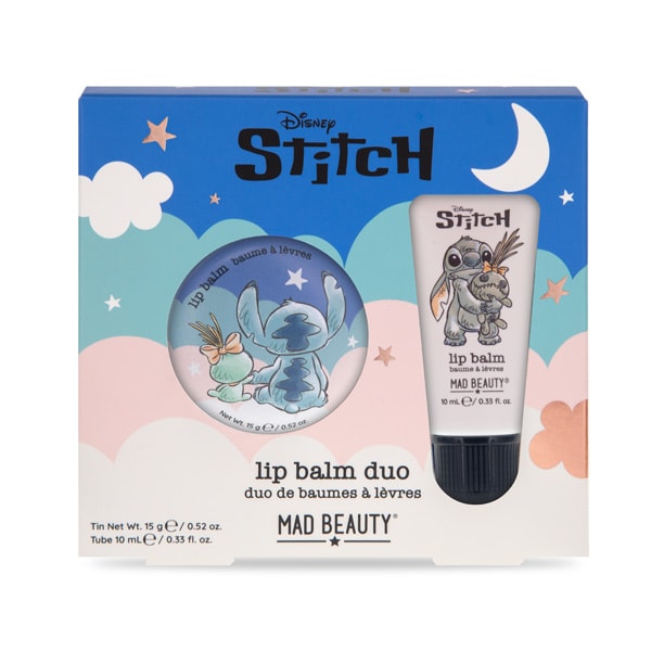 Mad Beauty Disney Stitch Moon & Stars Lip Balm Duo