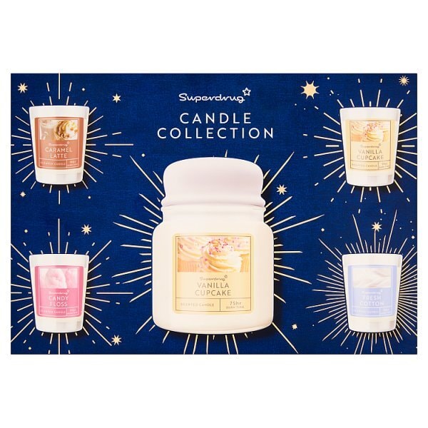 Superdrug Scented Candle Collection Christmas Gift Set