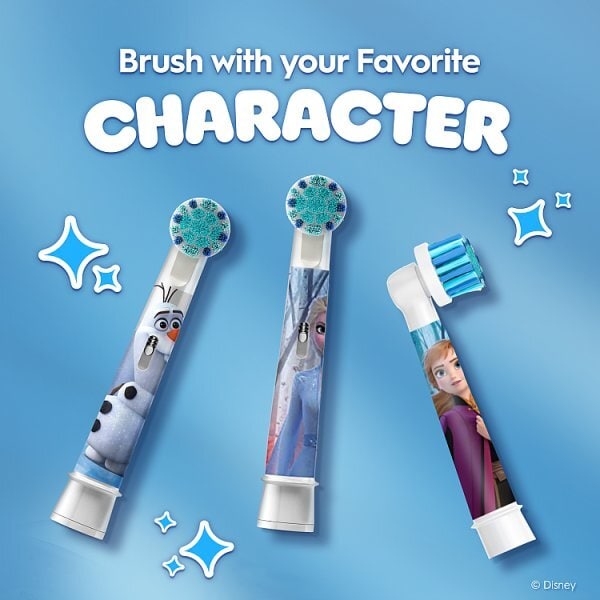 Oral-B Pro Kids Frozen Toothbrush Heads, 4 Counts