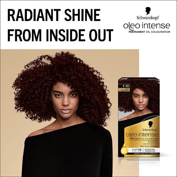 DNR Schwarzkopf Oleo Intense Deep Bordeaux Permanent Hair Dye