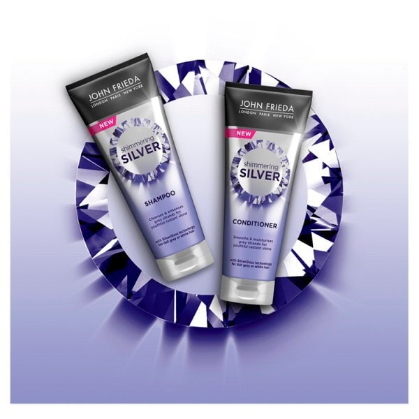 John Frieda Shimmering Silver Shampoo 250Ml