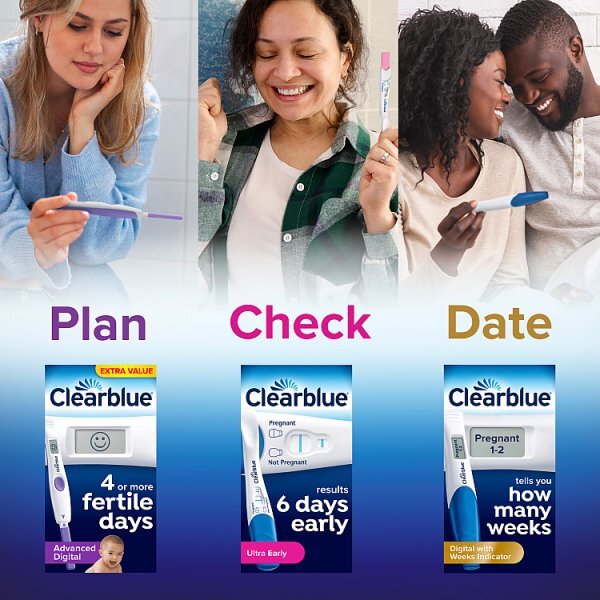 Clearblue Visual Ultra Early Pregnancy Test - 2 Tests