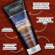 John Frieda Midnight Brunette Shampoo 250ml