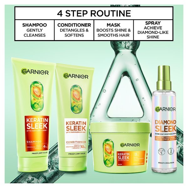 Garnier Keratin Sleek Conditioner 200Ml