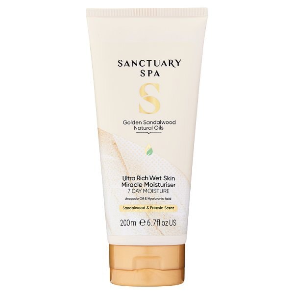 Sanctuary Spa Golden Sandalwood Wet Skin Moisturiser 200ml