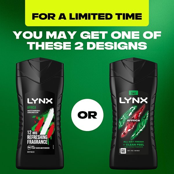 Lynx Bodywash Shower Gel Africa 225ml