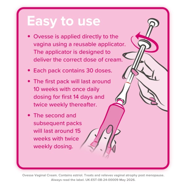 Ovesse 1Mg/G Vaginal Cream - 15G Tube + Applicator
