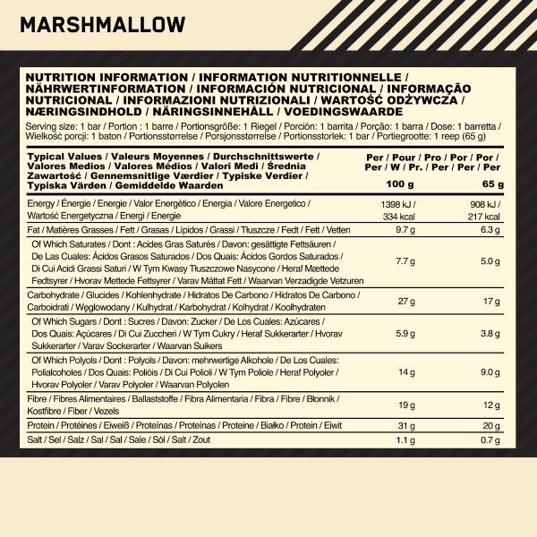 Optimum Nutrition Crisp Protein Bar – Marshmallow