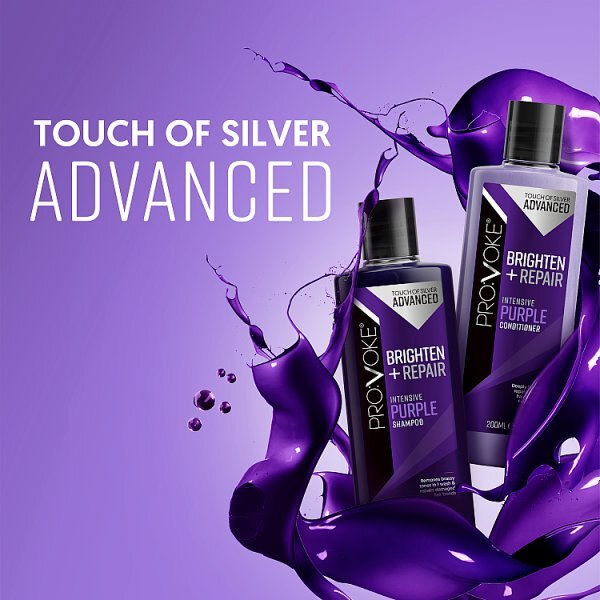 Provoke Brighten + Repair Intensive Purple Shampoo 200ml