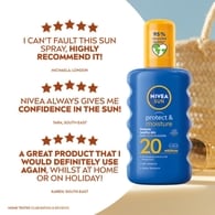 NIVEA SUN Sun Cream Spray Protect & Moisture SPF20 200ml