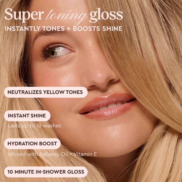 Glaze Supergloss Toning Conditioning Gloss Vanilla Lights 190ml